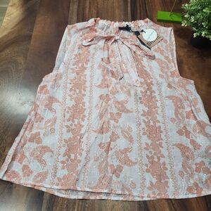 NWT Harve Bernard Sleevless Dress Shirt